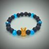 FB_IMG_1753718774084 Pulsera azul de corona en oro laminado