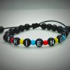 Pulsera ajustable friends negra